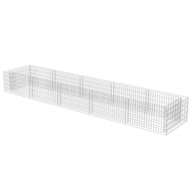 Gabion Raised Bed Galvanised Steel 450x90x50 Cm Image 2