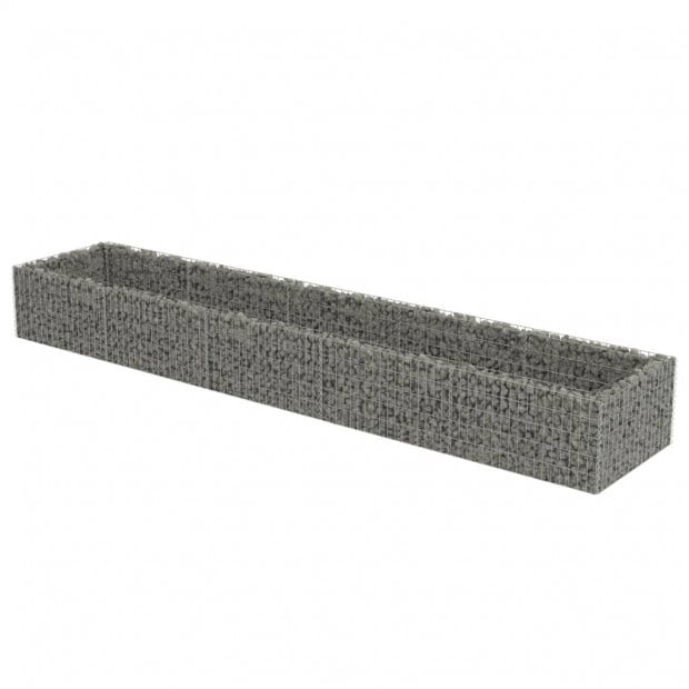 Gabion Raised Bed Galvanised Steel 450x90x50 Cm Image 4