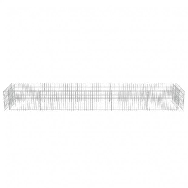 Gabion Raised Bed Galvanised Steel 450x90x50 Cm Image 5