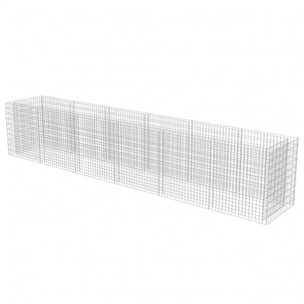 Gabion Raised Bed Galvanised Steel 540x90x100 Cm Image 2