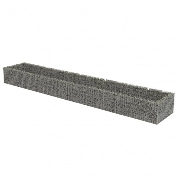 Gabion Raised Bed Galvanised Steel 540x90x50 Cm Image 4