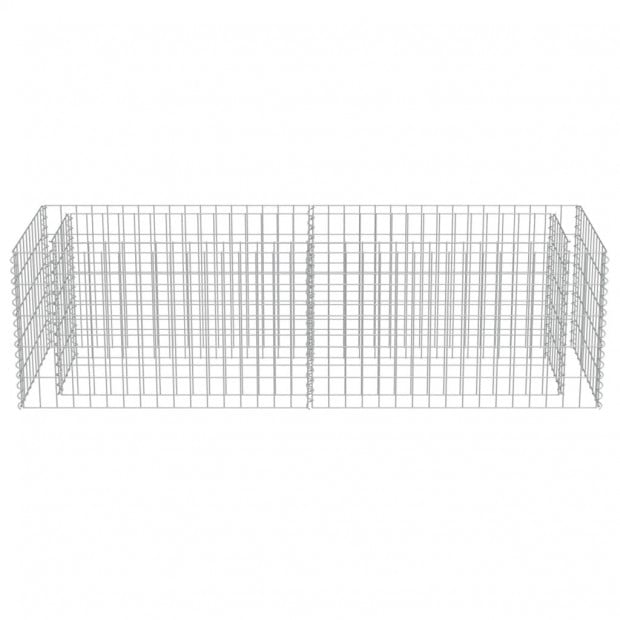 Gabion Planter Galvanised Steel 180x50x50 Cm Image 5