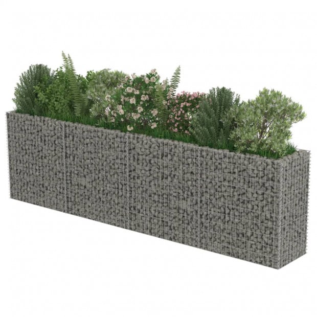 Gabion Raised Bed Galvanised Steel 360x50x100 Cm Image 3