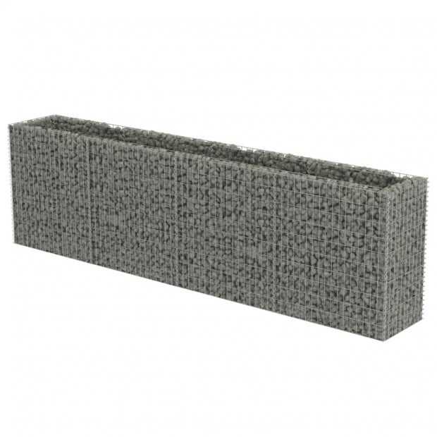 Gabion Raised Bed Galvanised Steel 360x50x100 Cm Image 4