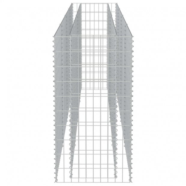 Gabion Raised Bed Galvanised Steel 360x50x100 Cm Image 6