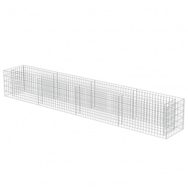 Gabion Raised Bed Galvanised Steel 360x50x50 Cm Image 2