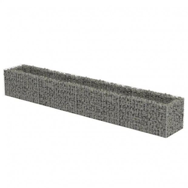 Gabion Raised Bed Galvanised Steel 360x50x50 Cm Image 4