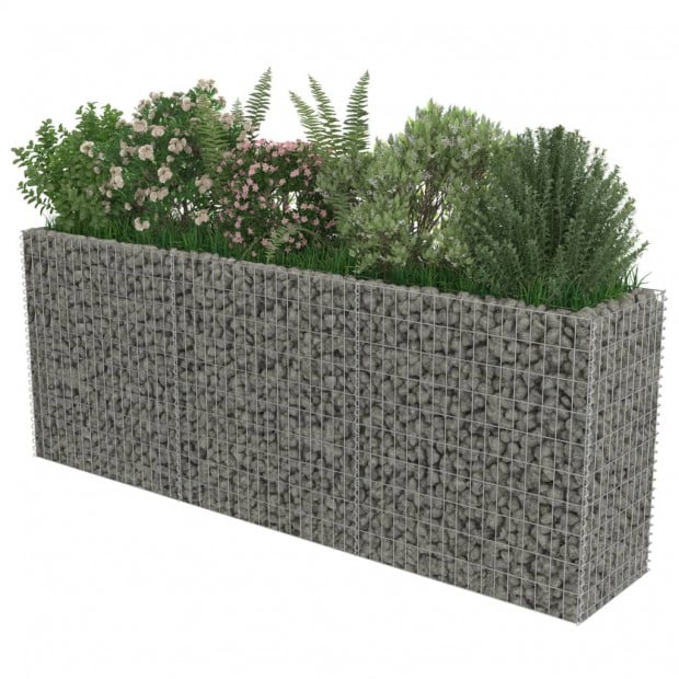 Raised Bed Galvanised Steel 270x50x100 Cm Image 3