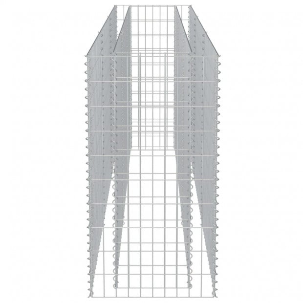 Raised Bed Galvanised Steel 270x50x100 Cm Image 6