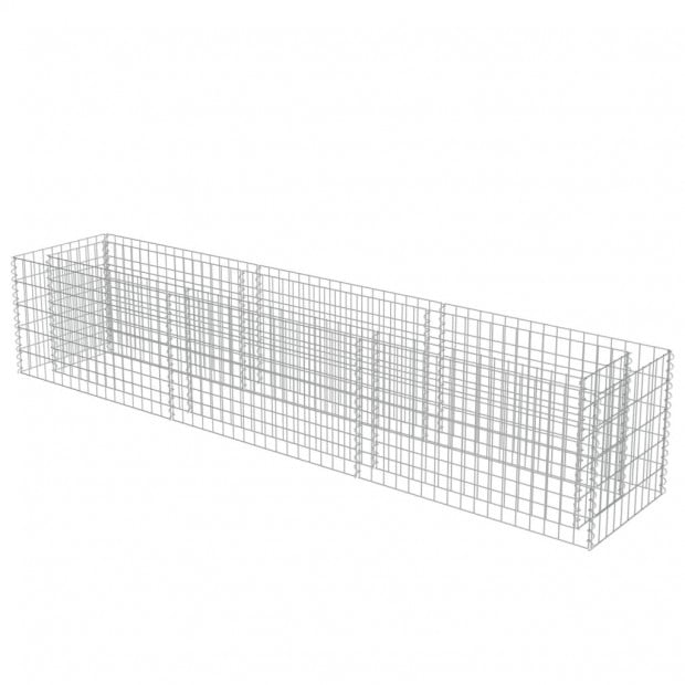 Raised Bed Galvanised Steel 270x50x50 Cm Image 2
