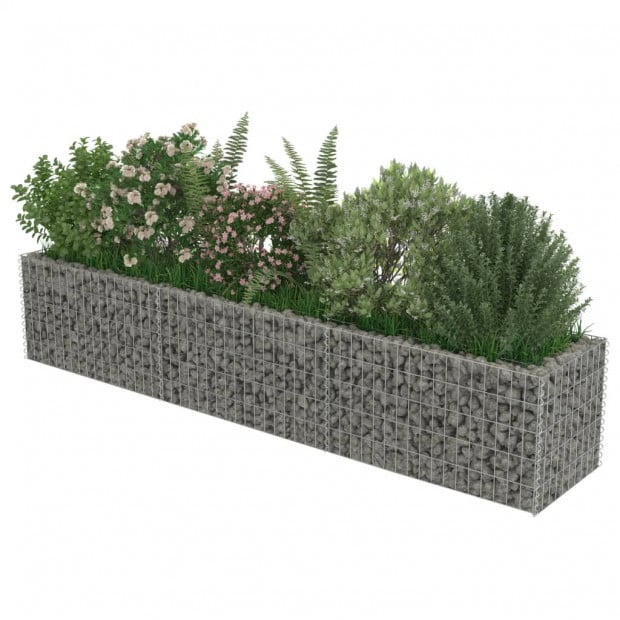 Raised Bed Galvanised Steel 270x50x50 Cm Image 3