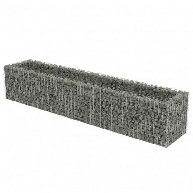 Raised Bed Galvanised Steel 270x50x50 Cm Image 4