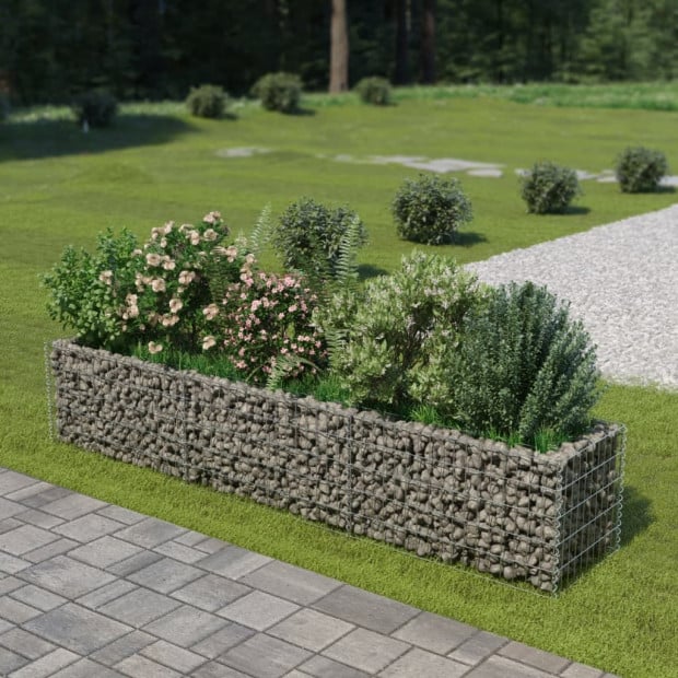 Raised Bed Galvanised Steel 270x50x50 Cm
