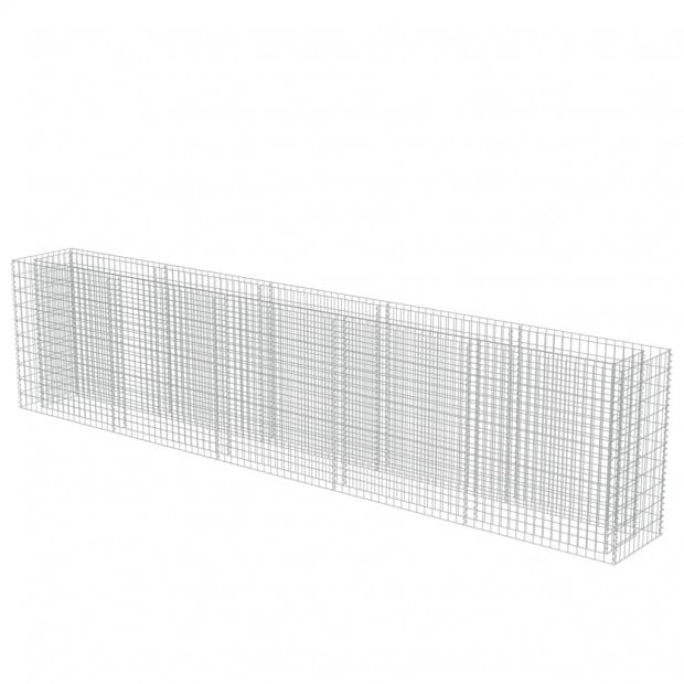Gabion Raised Bed Galvanised Steel 450x50x100 Cm Image 3