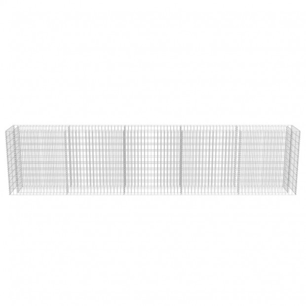 Gabion Raised Bed Galvanised Steel 450x50x100 Cm Image 5