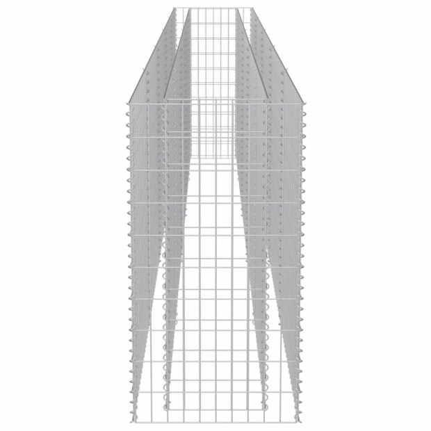 Gabion Raised Bed Galvanised Steel 450x50x100 Cm Image 6