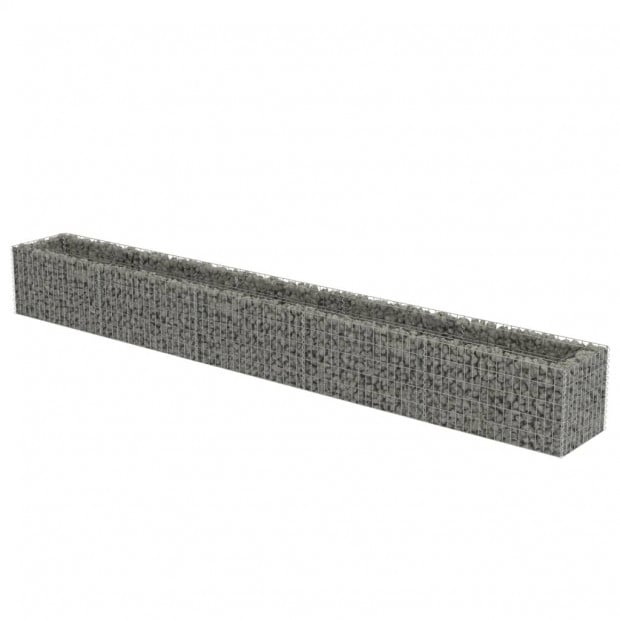 Gabion Raised Bed Galvanised Steel 450x50x50cm Image 4