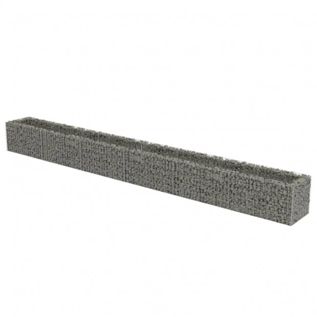 Gabion Raised Bed Galvanised Steel 540x50x50cm Image 4