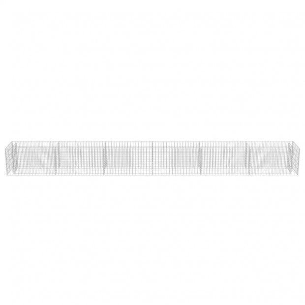 Gabion Raised Bed Galvanised Steel 540x50x50cm Image 5