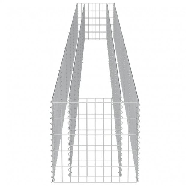 Gabion Raised Bed Galvanised Steel 540x50x50cm Image 6