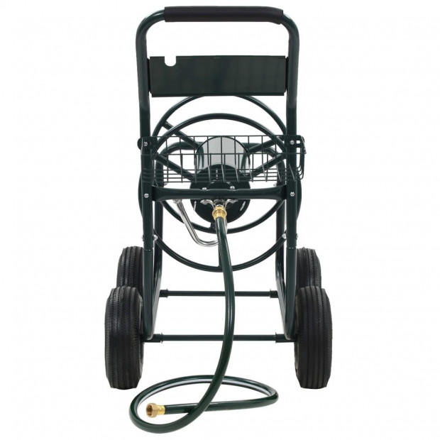 Garden Hose Trolley With 1/2 Inches Hose Connector 75 M Steel Image 2