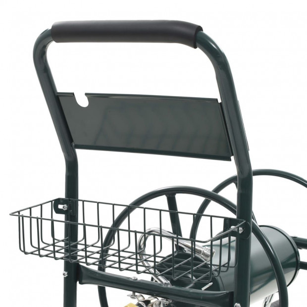 Garden Hose Trolley With 1/2 Inches Hose Connector 75 M Steel Image 4