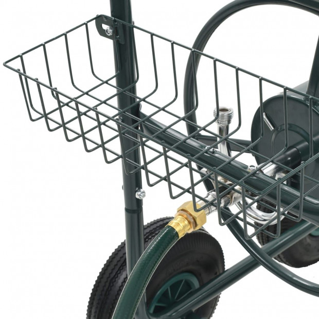 Garden Hose Trolley With 1/2 Inches Hose Connector 75 M Steel Image 5
