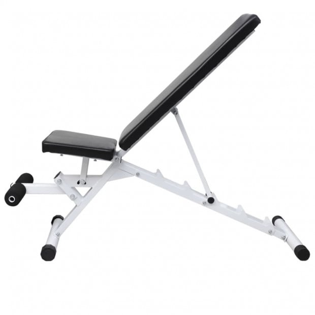 Workout Bench With Barbell And Dumbbell Set 60.5 Kg 133x41x47.5 Image 2