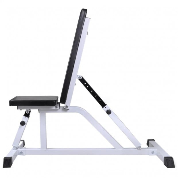 Workout Bench With Barbell And Dumbbell Set 30.5 Kg Image 2