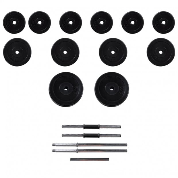 Workout Bench With Barbell And Dumbbell Set 30.5 Kg Image 9