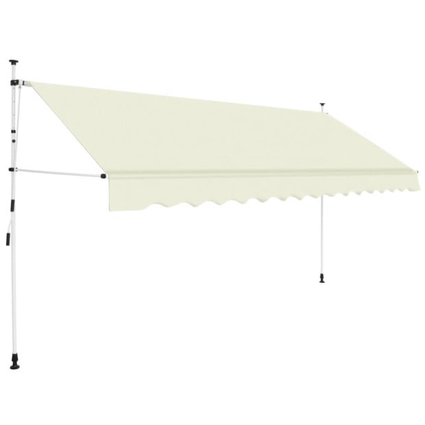 Manual Retractable Awning 350 Cm Cream