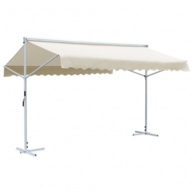 Standing Awning 4x3 M Cream