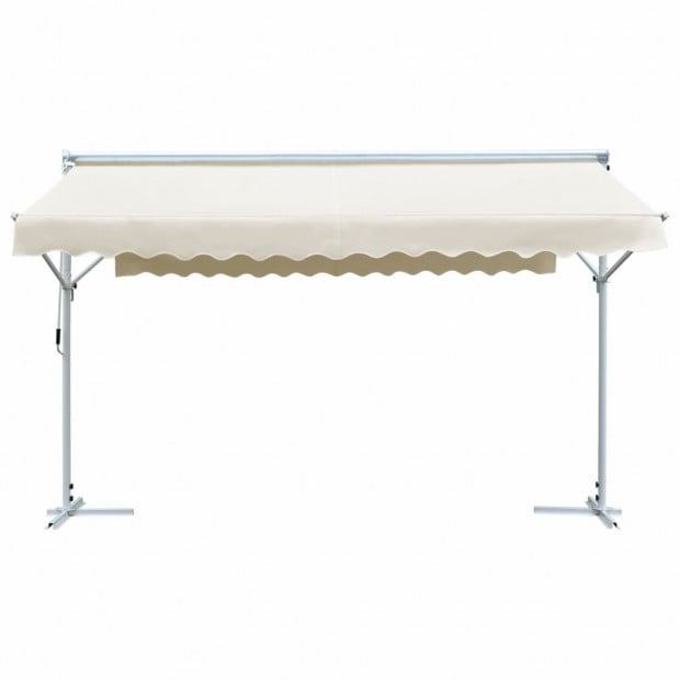 Standing Awning 4x3 M Cream Image 2