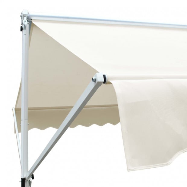 Standing Awning 4x3 M Cream Image 6