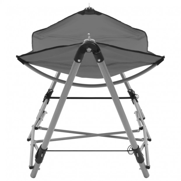 Hammock With Foldable Stand Grey Image 2