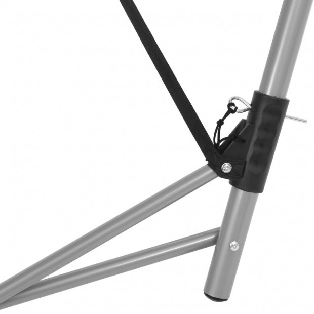 Hammock With Foldable Stand Grey Image 7