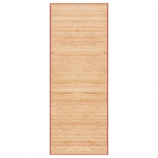 Rug Bamboo 80x200 Cm Brown