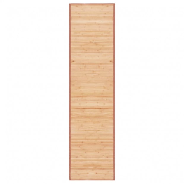 Rug Bamboo 80x300 Cm Brown