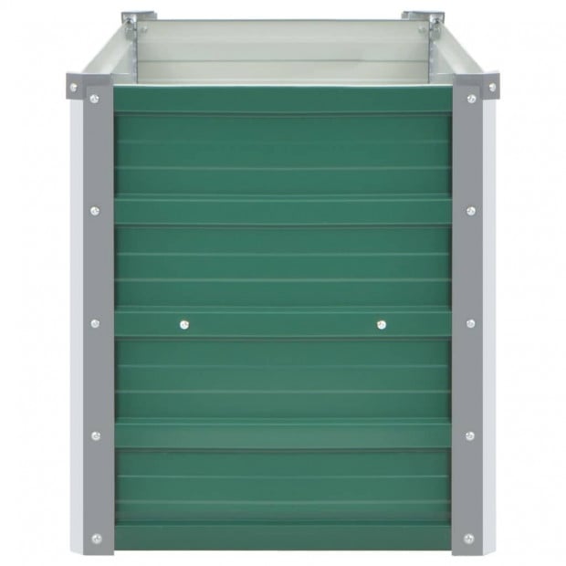 Garden Planter Galvanised Steel 160x40x45 Cm Green Image 5