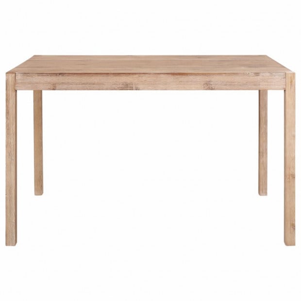 Dining Table 120x70x75 Cm Solid Acacia Wood Image 3