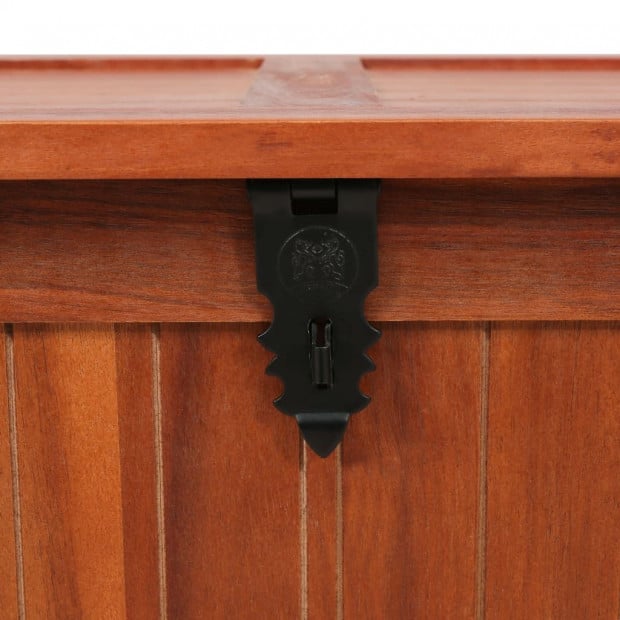 Storage Chest 60x25x22 Cm Solid Acacia Wood Image 10