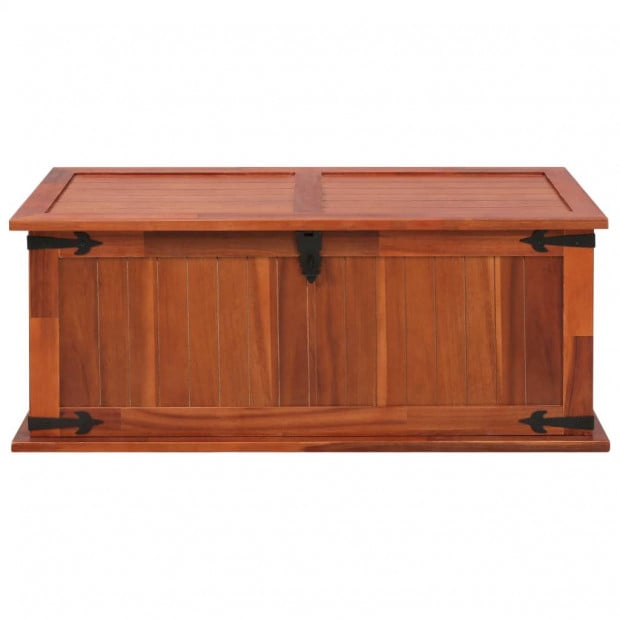 Storage Chest 90x45x40 Cm Solid Acacia Wood Image 5