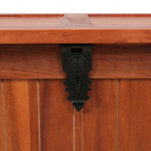 Storage Chest 90x45x40 Cm Solid Acacia Wood Image 10