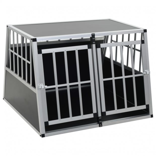 Dog Cage With Double Door 94x88x69 Cm Image 3