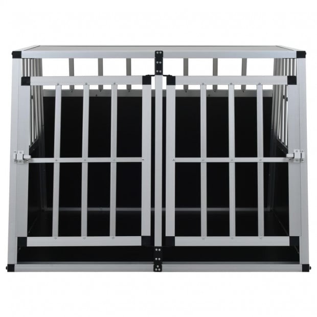 Dog Cage With Double Door 94x88x69 Cm Image 4