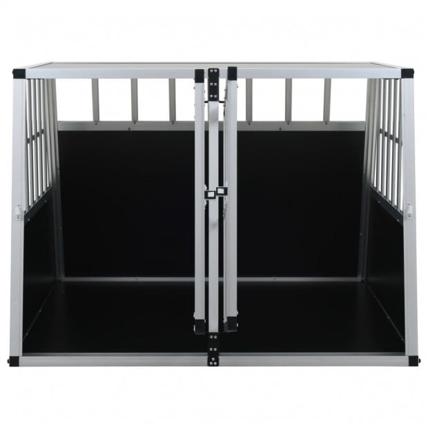 Dog Cage With Double Door 94x88x69 Cm Image 8