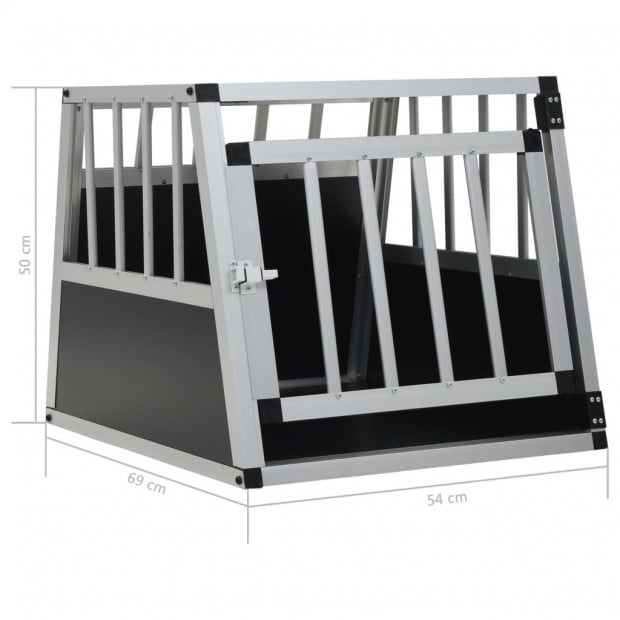 Dog Cage With Single Door 54x69x50 Cm Image 11