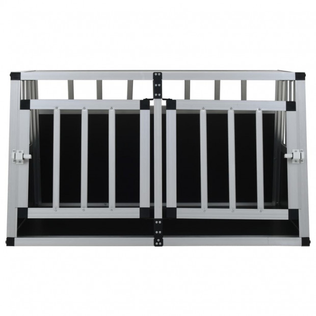 Dog Cage With Double Door 89x69x50 Cm Image 4