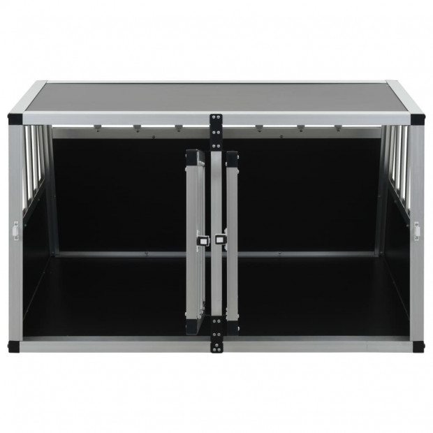 Dog Cage With Double Door 89x69x50 Cm Image 8