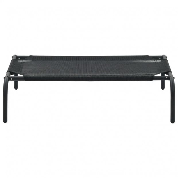 Elevated Dog Bed Black S Textilene Image 2